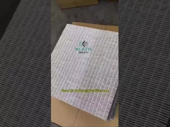 حبيبات الكربون المنشط V Bank فلتر هواء مضغوط بلاستيك / إطار فولاذي مجلفن