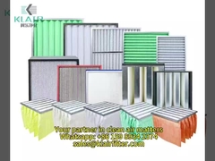 مرشحات الهواء المزدوجة المستخدمة مرة واحدة G4 لتكييف الهواء الصناعي